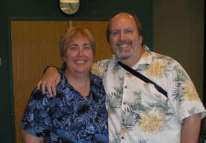 Brother Chris and his wife Donna (yes, Donna Casey)