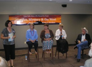 Jill Brenner, me, author Susan Slater, Barbara Peters, and author Reavis Wortham