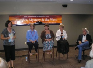 Jill Brenner, me, author Susan Slater, Barbara Peters, and author Reavis Wortham