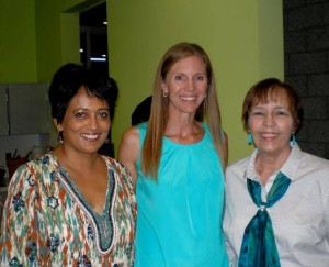 Shona Patel (l), Anne Wilson (m), Yours Truly (r)