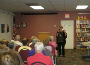 Me and the lovely crowd at the Ajo Library